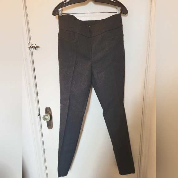 Renuar pull-on slim ankle pants grey size 8 - Picture 1 of 5